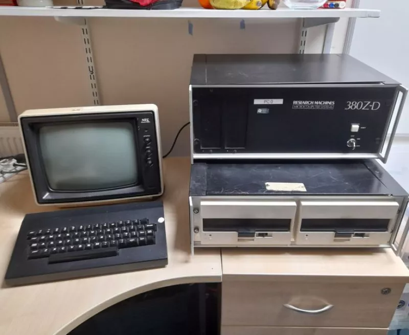 Image of OA's first ever computer, a Z80A machine